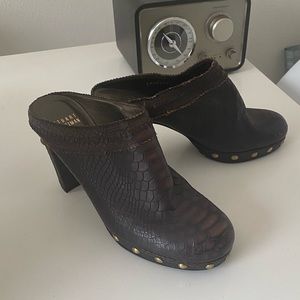 Stuart Weitzman Heeled Clogs